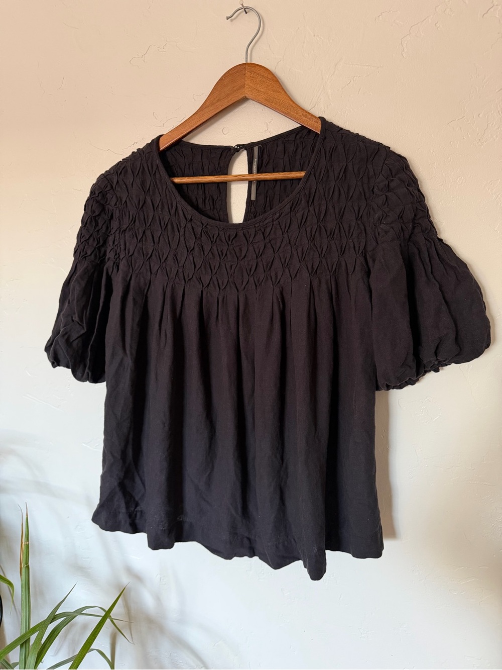 Anthropologie Liza puff sleeve blouse